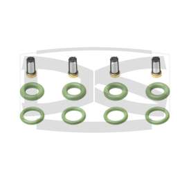 filtro bico externo 4 bicos para fiat palio/idea/punto/uno - ford ka/fiesta/ecosport/courier - bicos ipe marelli