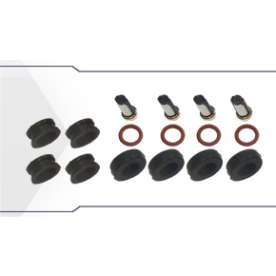 filtro bico externo 4 bicos para toyota corolla 1.8 16v 02 ate 07 bico denso verde