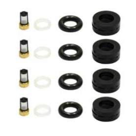 kit para bico injetor para toyota etios 1.5 16v (04 filtros / 08 aneis / 04 borrachas)