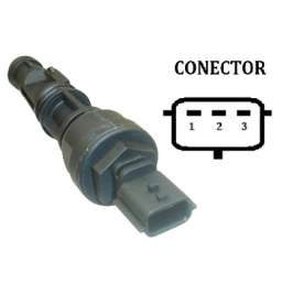 sensor de velocidade para clio 1.0 1.6 8v e 16v - scenic 1.6 16v - kangoo flex - 8 pulsos 10072