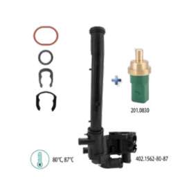 carcaca da valvula termostatica para vw gol 1.0 8v ea111 flex 2005 a 2008 - com ar