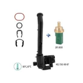 carcaca da valvula termostatica para vw gol 1.0 8v ea111 flex 2005 a 2008 - sem ar