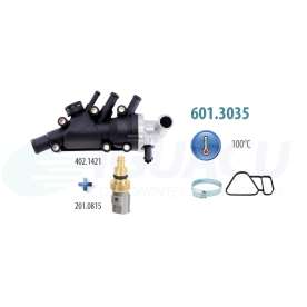 valvula termostatica completa para fiesta 1.0 e 1.6  8v zetec rocam ate 2014 - ecosport 1.6 8v zetec rocam flex ate