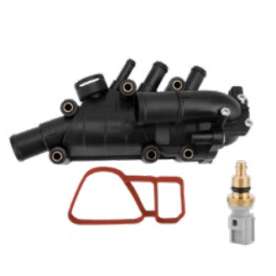 carcaca da valvula termostatica para ford ka 1.0 / 1.6 2008 a 2014 - courier 1.6 2007 a 2013 - completa (com sensor)