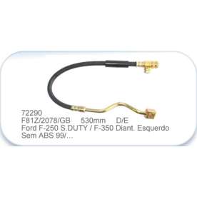 flexivel de freio para f250 f350 s/abs 99  - dianteiro esquerdo