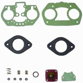 kit de carburador importados para weber 44 idf vertical jg juntas c/juntas da base e diafragma pino c/ mola