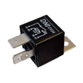 rele auxiliar para rele aux. 4 term. largos - 50a 12v - c/ suporte