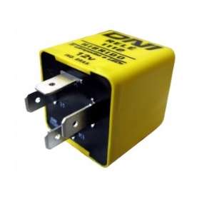rele auxiliar para rele de pisca hibrido 4 terminais - 12v