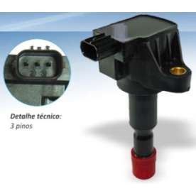 bobina de ignicao para fit 1.5 16v ex / exl 2005 ate 2008