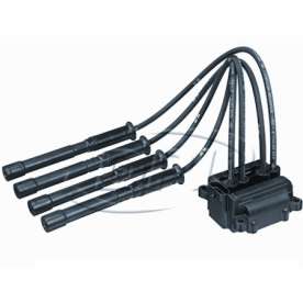 bobina de ignicao com cabos de vela para clio kangoo 1.0 16v (hi-flex) 06/04> / twingo 1.0 16v (hi-flex) 08/04> cabos igu