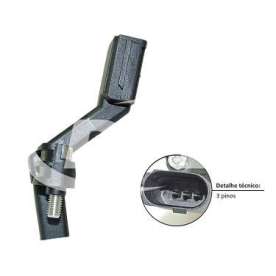 sensor de detonacao para vw fox 1.0 gol gv 1.0 voyage gv 1.0 todos jan/2008 em diante - 3 pinos