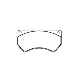 pastilha de freio para gm - gmc 6000 turbo 93 > 96