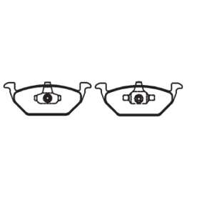 pastilha de freio para audi - a3 1.6, 1.8 (brasil) 99 > 02 a3 1.9 tdi 96 >