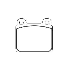 pastilha de freio para alfa romeo - 2300 74>78  ti 4 77>86