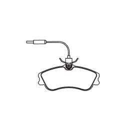 pastilha de freio para citroen - berlingo 1.1, 1.4, 1.6, 1.8, 1.9 d 96 > / xsara 1.4i break, 1.6i break