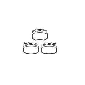 pastilha de freio para citroen - visa ii 1.4, 1.6, 1.7d 84 > 88 / xantia 1.6, 1.8, 1.9d, 2.0 93 >