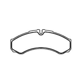 pastilha de freio para iveco - daily chassi cabina 35.10 / 49.10 97 > / daily furgÃ£o 35.10 / 49.10 / 49