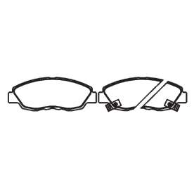pastilha de freio para honda - accord 1.8 16v, 2.0, 2.2 90 > 93  / civic 1.6 16v 1.8 16v, 2.0 td 96 > /