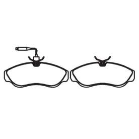 pastilha de freio para peugeot - boxer 2.5 td 1800 94 >