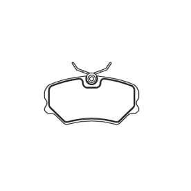 pastilha de freio para peugeot - 306 2.0 st, xsi, 2.0 s16 93 > - 405 1.4, 1.6,1.8, 1.9, 2.0 87 >