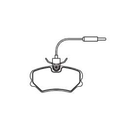 pastilha de freio para peugeot - 306 2.0 st, xsi, 2.0 s16 93 > - 405 1.4, 1.6,1.8, 1.9, 2.0 87 >