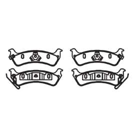 pastilha de freio para jeep - grand cherokee 4.0i v6/ 4.7 v8 / 5.2i v8 91 > 99