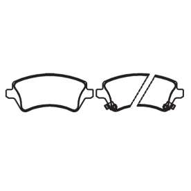 pastilha de freio para toyota - corolla 1.6 16v xli, 1.8 16v xei, se-g brasil 02 > / corolla fielder sw