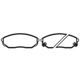 pastilha de freio para kia - sorento 2.4, 2.5, 3.5 v6 03 > 04
