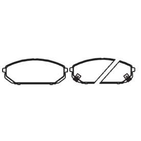pastilha de freio para kia - sorento 2.4, 2.5, 3.5i v6 03 >