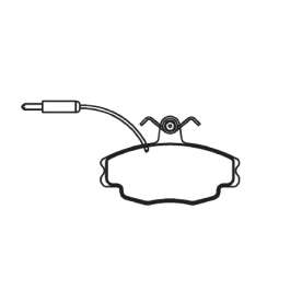 pastilha de freio para citroen - zx 1.6i, 1.8i, 1.6i break, 1.8 break 91 > 97 / zx 1.9 td, 2.0i 02 > /