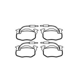 pastilha de freio para citroen - ax 1.0, 1.1, 1.4, 1.5 91 > / saxo 1.1 86 >