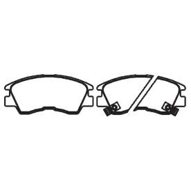 pastilha de freio para mitsubishi - l 200 2.5d 99 > 02      l 300 2.0, 2.4, 2.5 87 > 99 /  l 400 2.4, 2