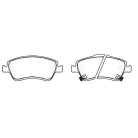 pastilha de freio para toyota - novo corolla xe/ xli/ seg 08>