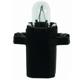 lampada para base plastica b8 3d preta 12v