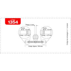 mangueira corrugada para bomba de combustivel - bocal 7.5 mm/ 7.5 mm - comprimento 155mm