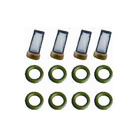 filtro do bico interno 4 bicos para elemento filtrante c/ aneis o-rings injecao eletronica multi point sistema bosch