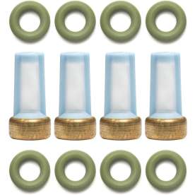 filtro do bico interno 4 bicos para carros flex com aneis sistema multi point bosch rochester