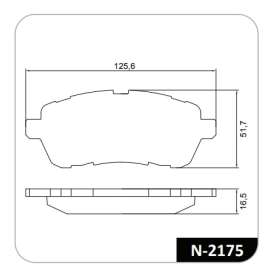 pastilha de freio para ford fiesta 1.0/1.6 2012 a 2019 / ka 1.0/1.5  2015 a 2021 / ka sedan 1.0/1.5  20