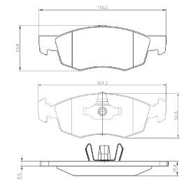 pastilha de freio para strada punto gran siena fiorino punto argo 1.3 (sistema teves)