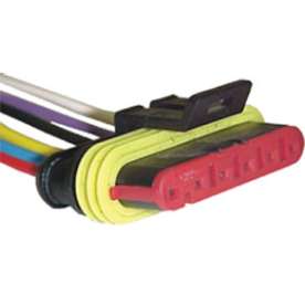 chicote reparo 6 vias para reparo da trava eletrica palio - contra peca tc2089