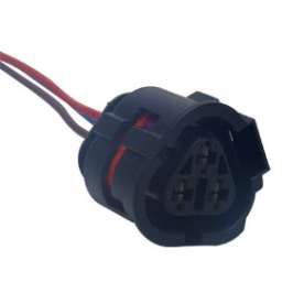 chicote cebolao para vw polo - linha audi (porta femea) - 3 vias