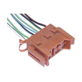 chicote reparo 6 vias para reparo 6,3mm linha vw (porta femea) - contra peca tc2190