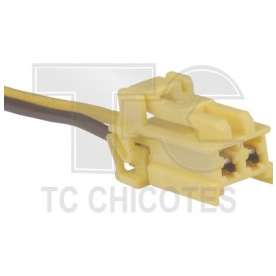 chicote reparo 2 vias para 102.1432 - chicote da lanterna traseira e luz de placa honda civic