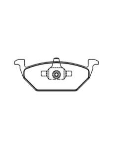 pastilha de freio para audi - a3 1.6, 1.8 (brasil) 02 >