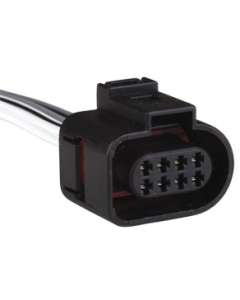 chicote reparo 8 vias para reparo terminal 1,6mm - linha vw (porta femea)
