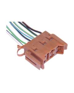 chicote reparo 6 vias para reparo 6,3mm linha vw (porta femea) - contra peca tc2190