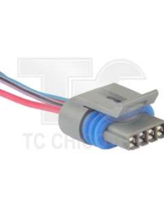 chicote reparo 4 vias para 104.1471 - injecao eletronica - porta femea 1.6mm