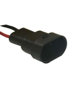chicote reparo 2 vias para chicote para reparo - porta macho - contra-peca tc1047